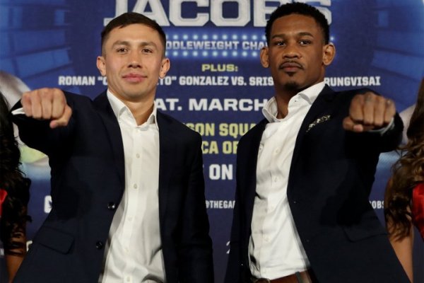 Головкин и Джейкобс провели дуэль взглядов