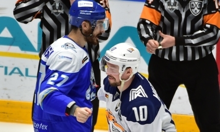 Фоторепортаж с матча плей-офф КХЛ «Барыс» — «Металлург» Магнитогорск 2:3 ОТ