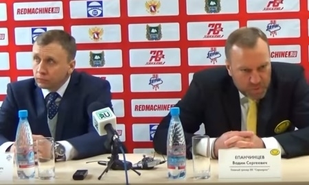 Видео послематчевой пресс-конференции игры плей-офф ВХЛ «Зауралье» — «Сарыарка» 3:1