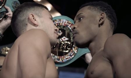 Видео с финальной церемонии взвешивания боя Головкин — Джейкобс от команды GGG