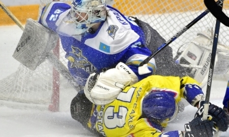 Фоторепортаж с матча плей-офф чемпионата РК «Номад» — «Алматы» 1:2