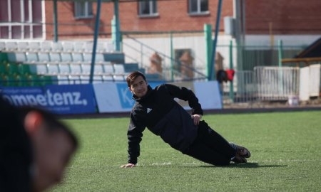 Фоторепортаж с утренней тренировки «Атырау» после выходных