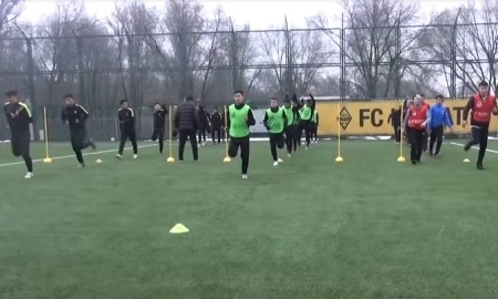 «Кайрат М» провел совместную тренировку со студентами КазНУ