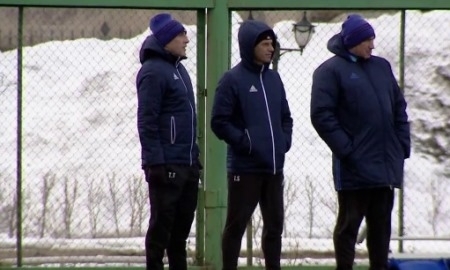 Видео тренировки «Астаны» перед игрой с «Шахтером»