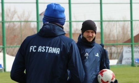 Фоторепортаж с тренировки «Астаны»