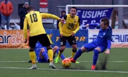 Казахстанец забивает в Эстонии