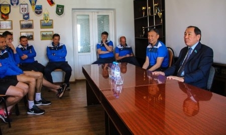 Состоялась встреча руководства клуба с игроками «Жетысу»