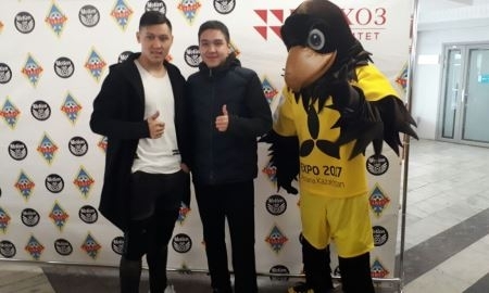 «Кайрат» посетил университет Нархоз