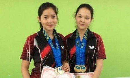 Чемпионат РК по настольному теннису среди юношей и девушек прошел в Усть-Каменогорске