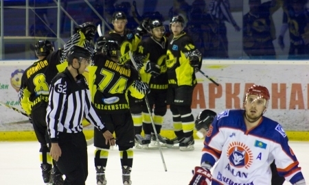 Фоторепортаж с матча плей-офф чемпионата РК «Темиртау» — «Арлан» 3:1