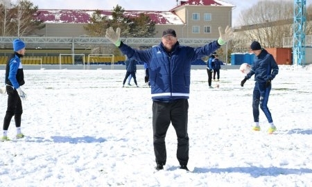 Фоторепортаж с тренировки «Окжетпеса» в Астане