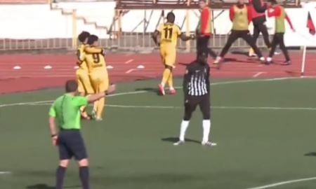 Видео третьего гола Гоу матча Премьер-Лиги «Шахтер» — «Кайрат»