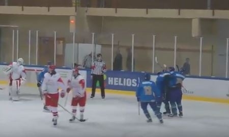 Видеообзор матча юношеского чемпионата мира-2017 в Первом дивизионе Казахстан — Дания 4:3 ОТ