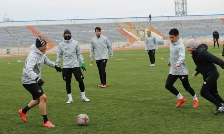 Фоторепортаж с тренировки «Тобола» в Темиртау