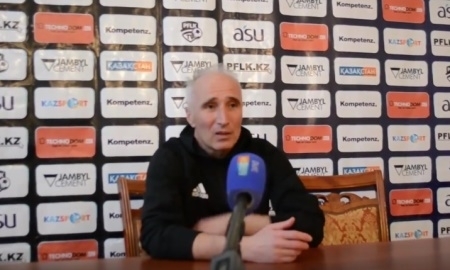 Видео послематчевой пресс-конференции Масудова игры Премьер-Лиги «Тараз» — «Акжайык» 0:0