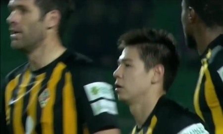 Видео гола Жукова матча Кубка Казахстана «Кайрат» — «Тараз»