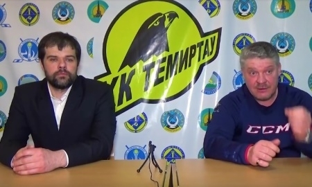 Видео послематчевой пресс-конференции игры финала плей-офф чемпината РК «Темиртау» — «Номад» 3:1