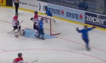 Видеообзор матча чемпионата мира-2017 в Первом дивизионе Австрия — Казахстан 2:3