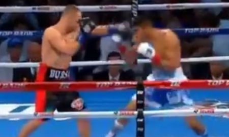 Видео боя между бросившим вызов Головкину Рамиресом и Бурсаком