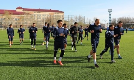 Фоторепортаж с тренировки «Окжетпеса»