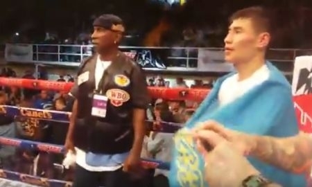 Видео оглашения решения судей боя Сойлыбаев — Гонсалес