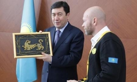 «Темиртау» чествовали в областном акимате