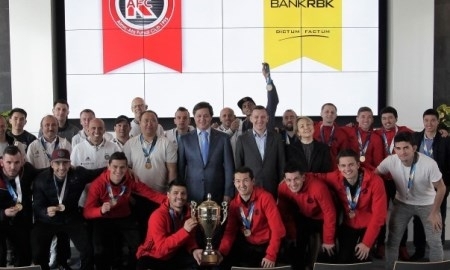 Игроки «Кайрата» получили золотые медали чемпионата Казахстана