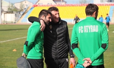 «Атырау» провел предыгровую тренировку перед матчем с «Кайратом»