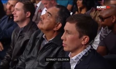 Головкин присутствует на бое «Канело» — Чавес