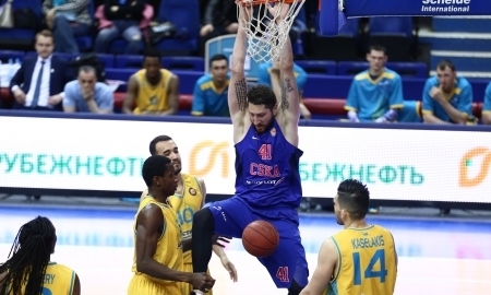 Отчет о матче ВТБ ЦСКА — «Астана» 94:74