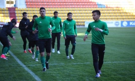 «Атырау» провел тренировку в Актобе