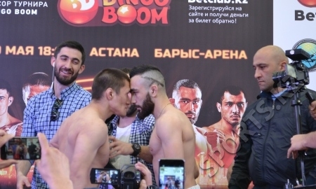 Жумагулов и Асатрян чуть не подрались на взвешивании перед боев в Астане