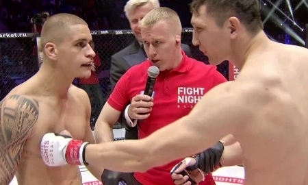 Киялов техническим нокаутом победил француза на турнире Fight Nights Global 65