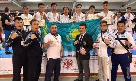Казахстанцы завоевали девять медалей на чемпионате Европы по киокушинкай-кан карате