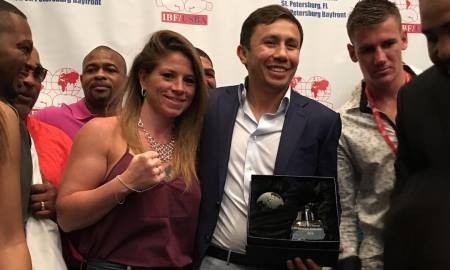 <strong>Головкин получил специальную награду от IBF</strong>