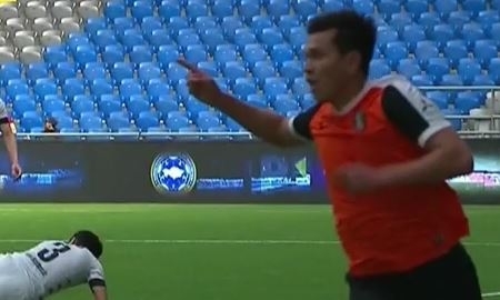 Видео гола Таттыбаева матча Премьер-Лиги «Окжетпес» — «Шахтер»