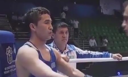 Видео боя чемпионата Азии-2017 Ибрагимов — Сапарамаду