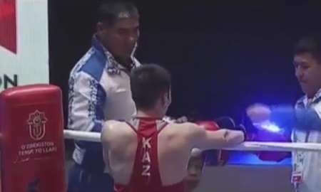 Видео боя чемпионата Азии-2017 Исакулов — Салам Касим