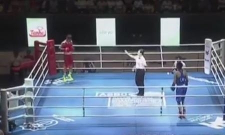 Видео боя чемпионата Азии-2017 Ералиев — Цзявэй