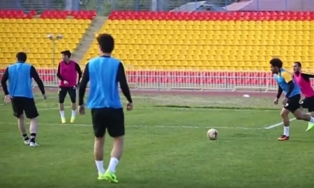 Видео тренировки «Кайрата» на «Мунайшы»