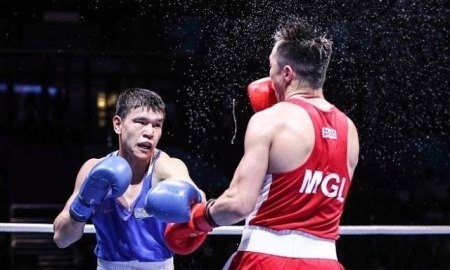 Видео победы Жусупова в полуфинале чемпионата Азии-2017