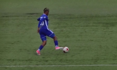 Видео гола Кабананги матча Премьер-Лиги «Тобол» — «Астана»