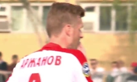 Видео второго гола Аржанова матча Премьер-Лиги «Кайсар» — «Актобе»