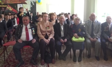 Воспитанники «Кайрата» встретились с ветеранами ВОВ