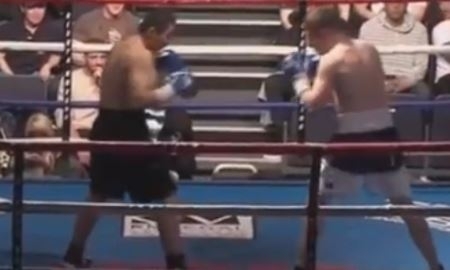 Видео боя, в котором Ешенов по мнению судей, потерпел первое поражение на профи-ринге