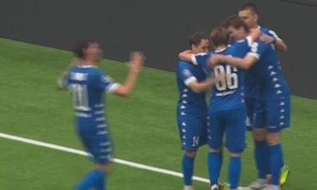 Видео второго гола Струкова в матче Премьер-Лиги «Окжетпес» — «Кайрат»