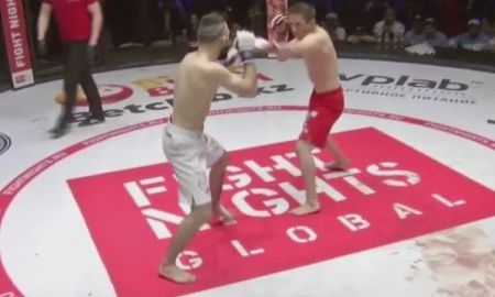<strong>Видео поражения Жумагулова в титульном бое Fight Nights Global 65</strong>