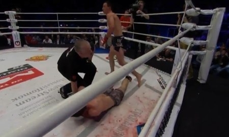 Видео кровавой битвы M-1 Challenge 78 Исмагулов — Дивнич