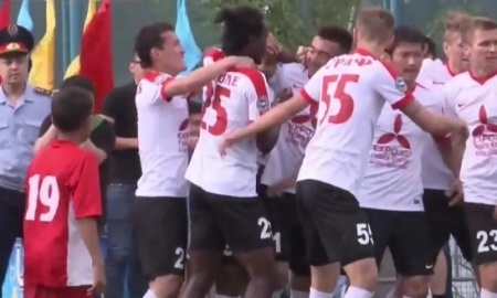 Видео гола Курьора матча Премьер-Лиги «Кайсар» — «Кайрат»