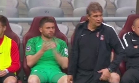 Видео нереализованного пенальти Муртазаева матча Премьер-Лиги «Астана» — «Шахтер»